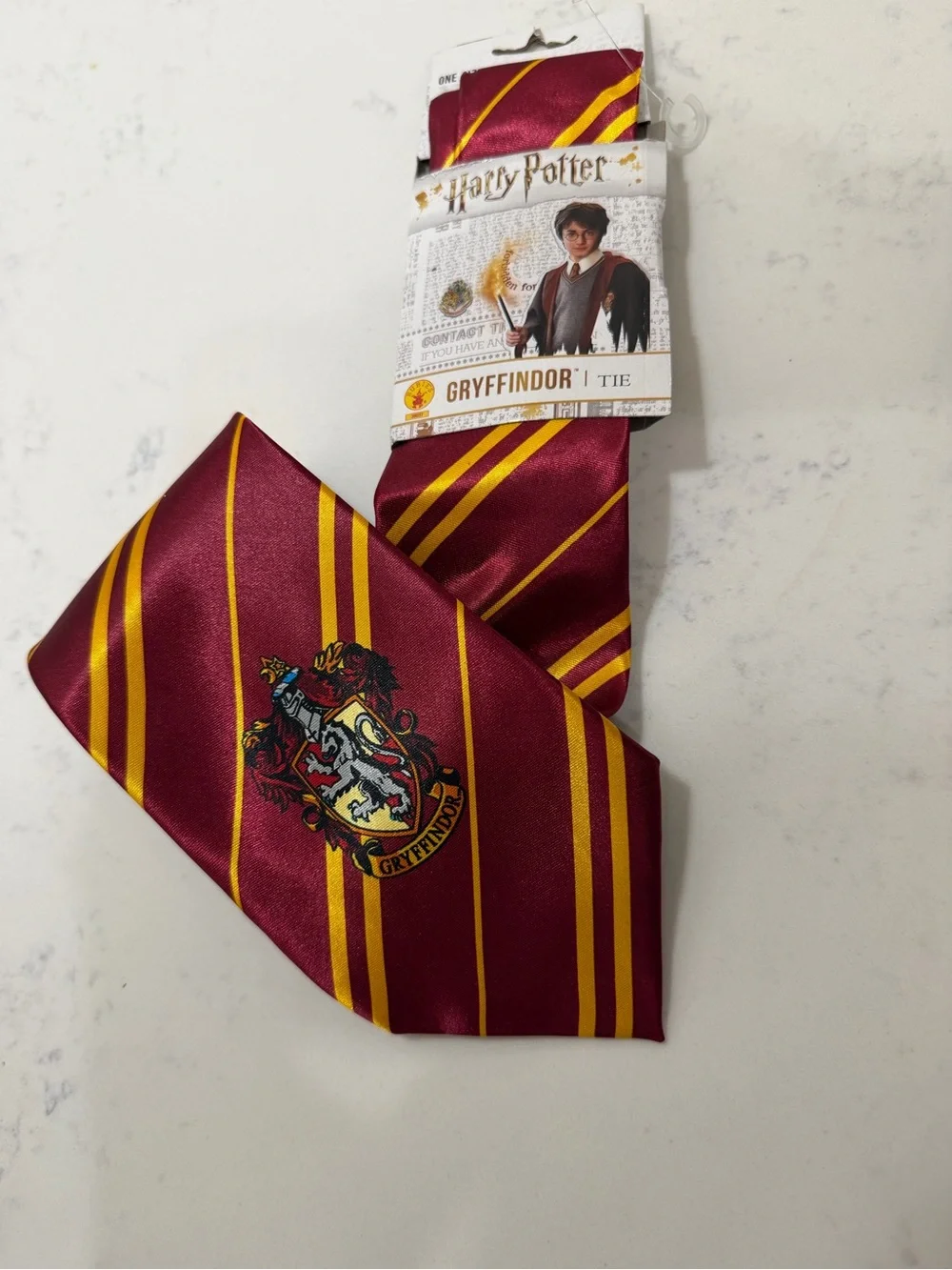 Harry Potter Gryffindor Kids Tie in Maroon and Gold